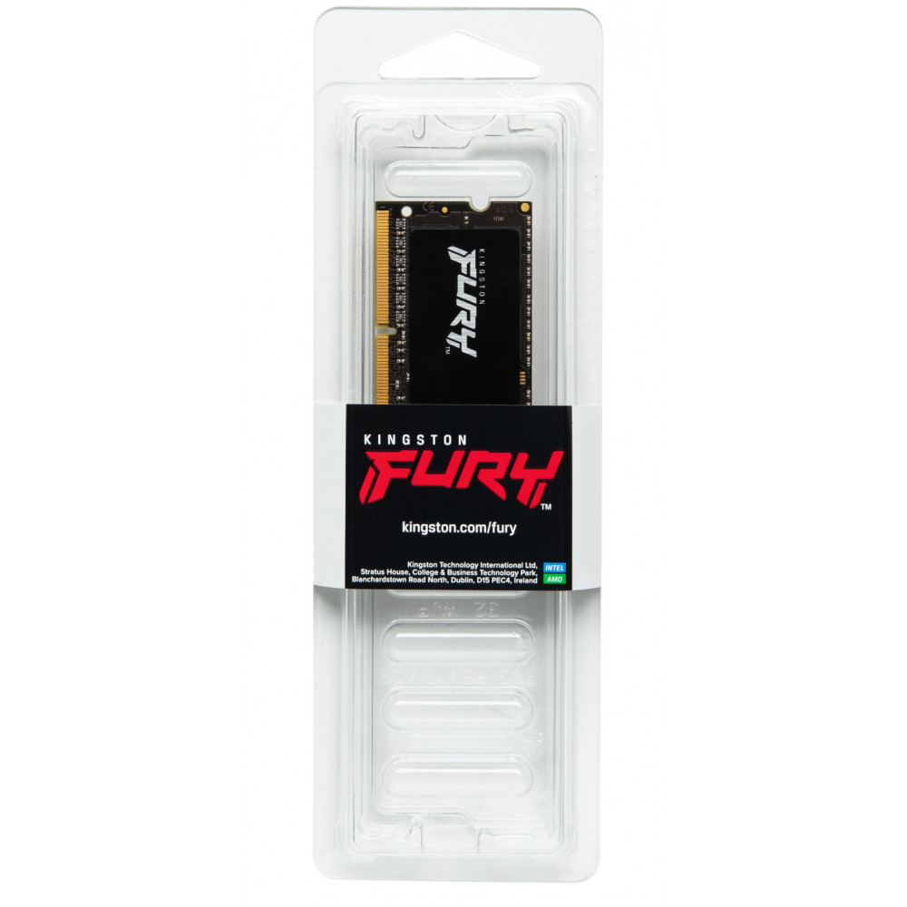 Модуль пам`ятi SO-DIMM 16GB/3200 DDR4 Kingston Fury Impact (KF432S20IB/16)