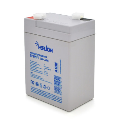 Акумуляторна батарея Merlion 6V 4.5AH (GP645F1/01951) AGM
