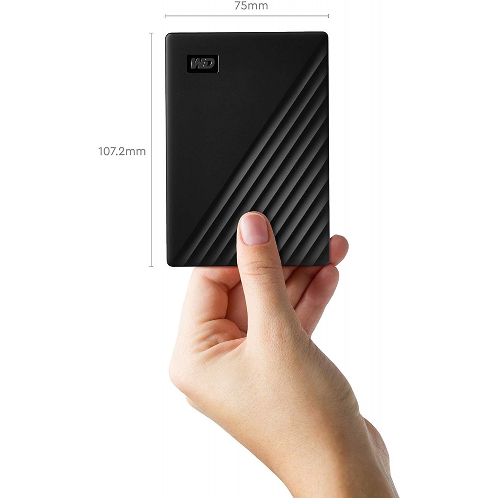 Внешний жесткий диск 2.5" USB 5.0TB WD My Passport Black (WDBPKJ0050BBK-WESN)