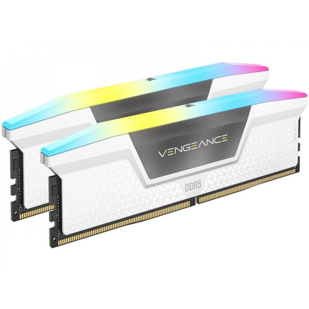 Модуль памяти DDR5 2x16GB/5600 Corsair Vengeance RGB White (CMH32GX5M2B5600C40W)