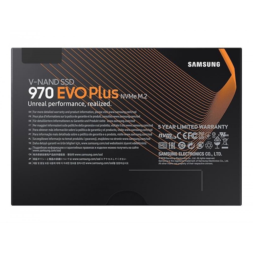 Накопичувач SSD 1ТB Samsung 970 EVO Plus M.2 PCIe 3.0 x4 V-NAND MLC (MZ-V7S1T0BW)