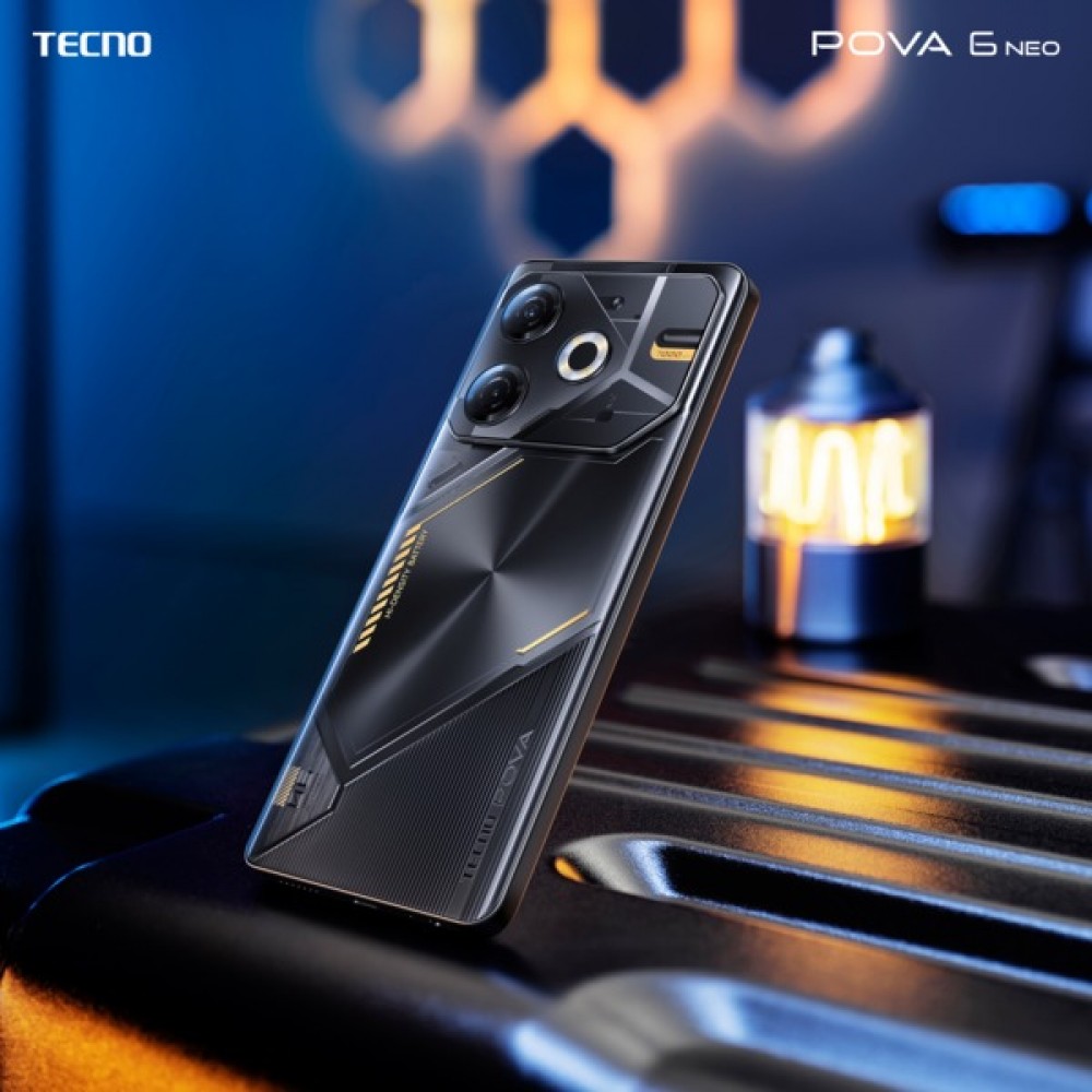 Смартфон Tecno Pova 6 Neo (LI6) 8/256GB Speed Black (4894947021022)