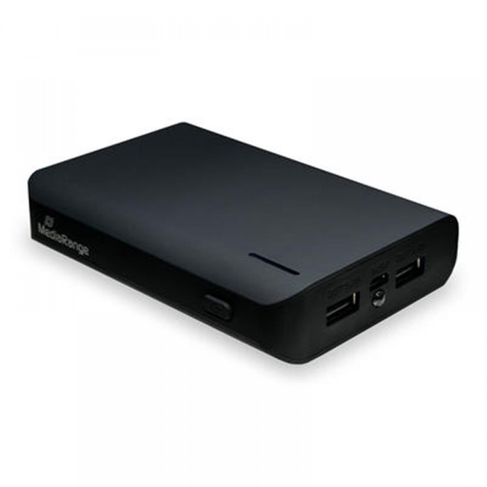 Power Bank MediaRange 8800mAh with LED torch Black (MR752)