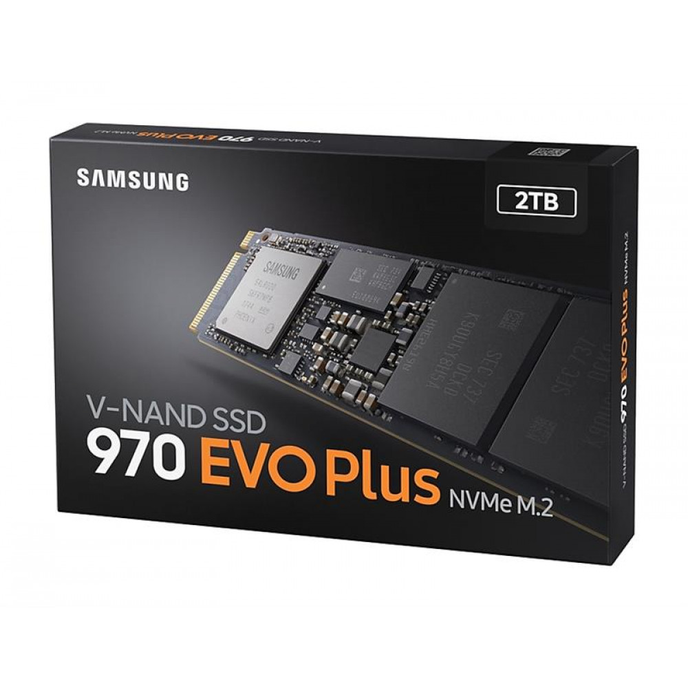 Накопитель SSD 2 ТB Samsung 970 EVO Plus M.2 2280 PCIe 3.0 x4 V-NAND MLC (MZ-V7S2T0BW)