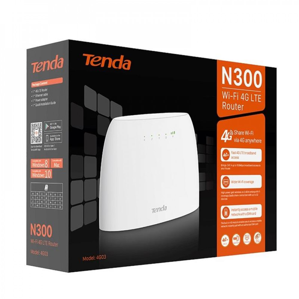 3G/4G роутер Tenda 4G03