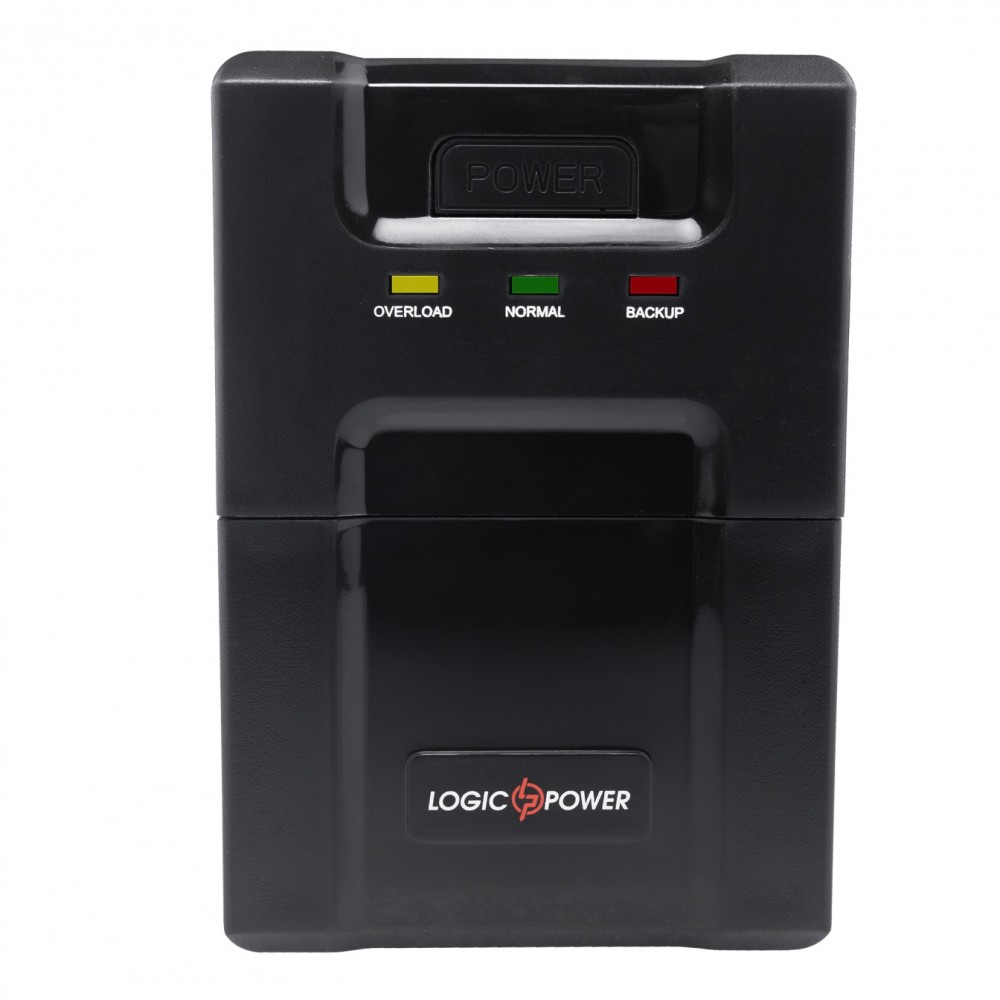 ДБЖ LogicPower 600VA-P, Lin.int., AVR, 2 x євро, пластик
