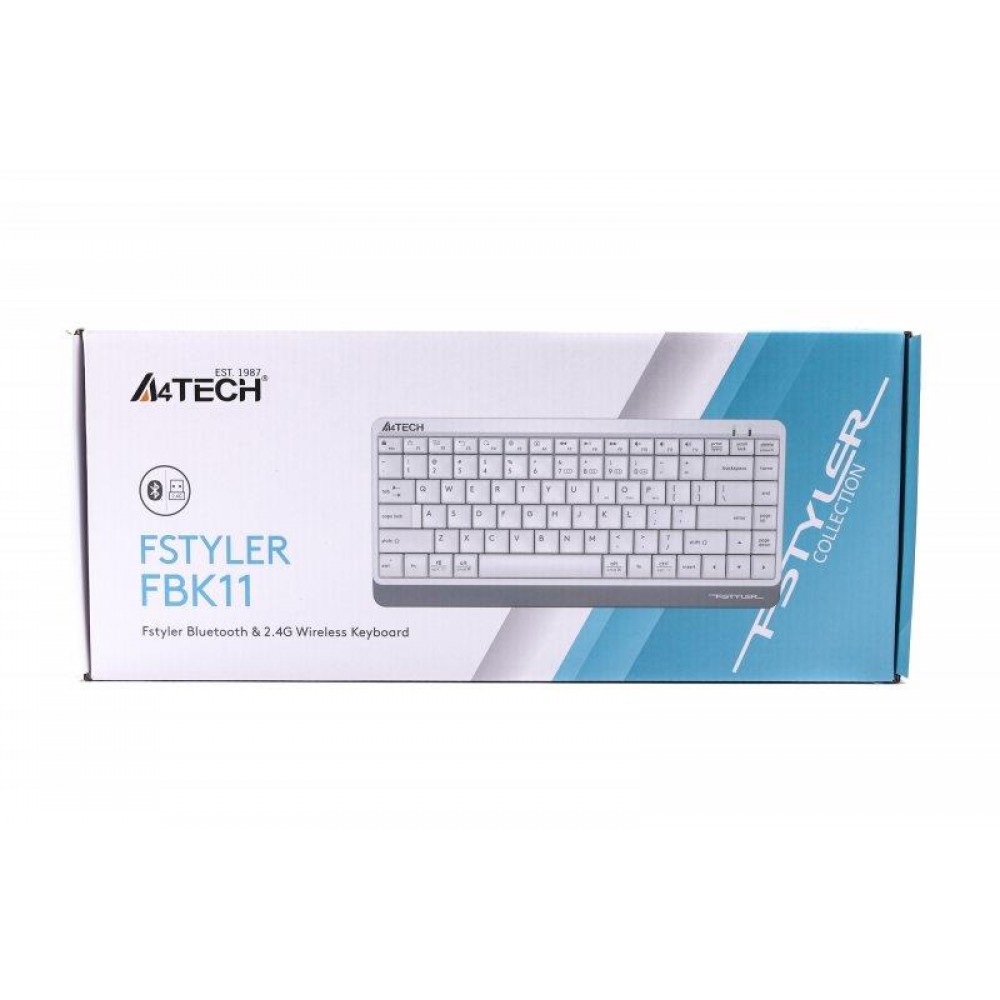 Клавиатура A4Tech FBK11 White USB