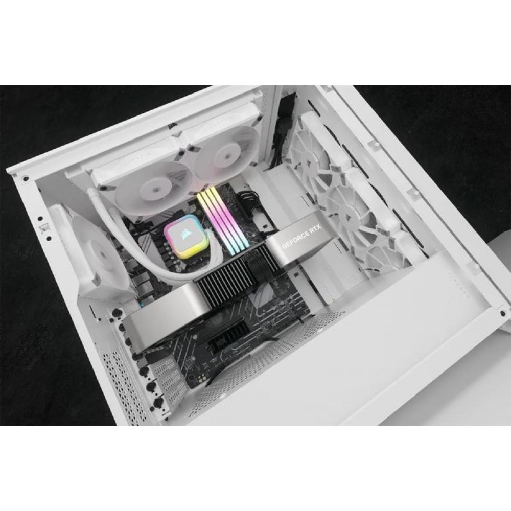 Система водяного охлаждения Corsair iCUE H100i RGB Elite Liquid CPU Cooler White (CW-9060078-WW)