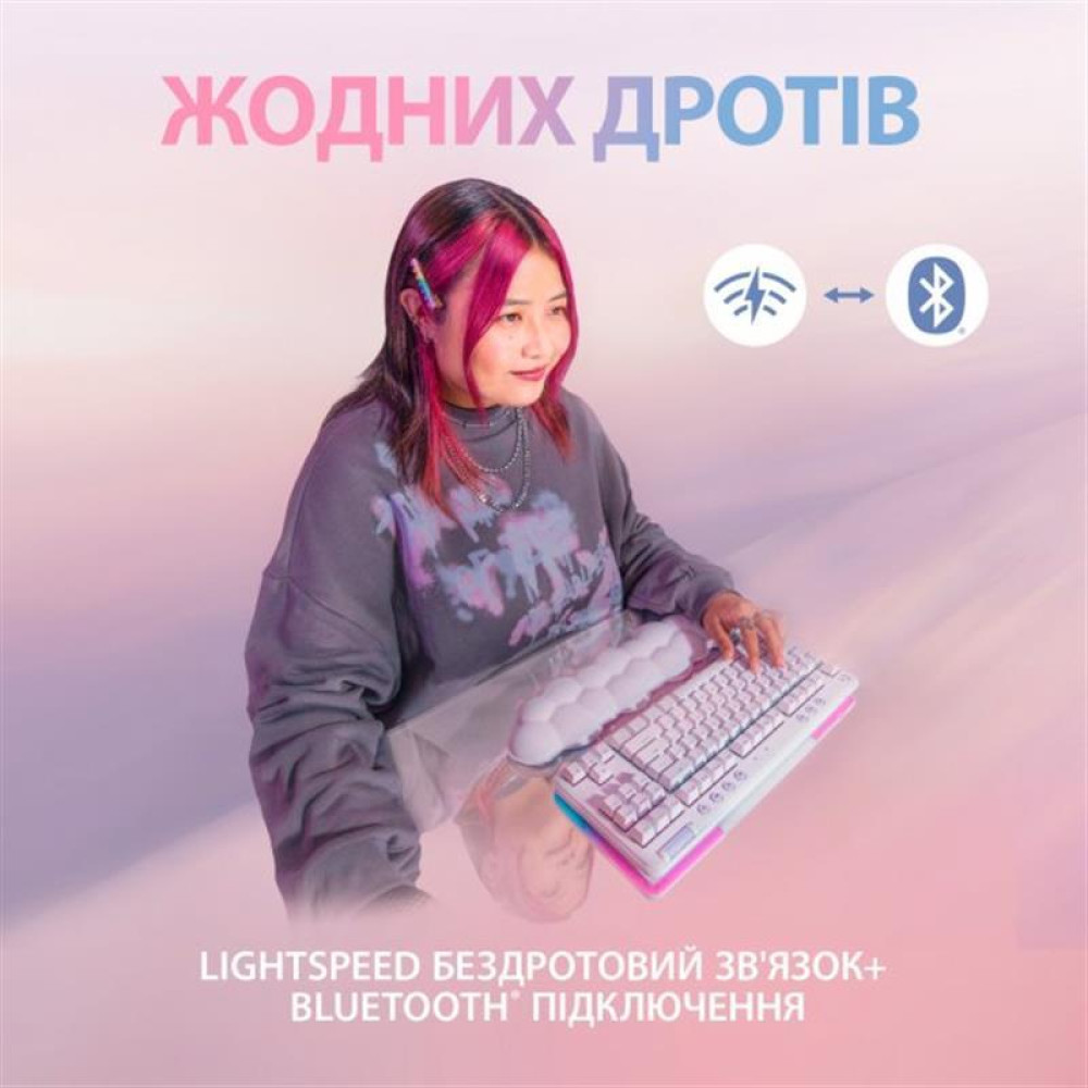 Клавиатура беспроводная Logitech G715 Tactile White (920-010465)