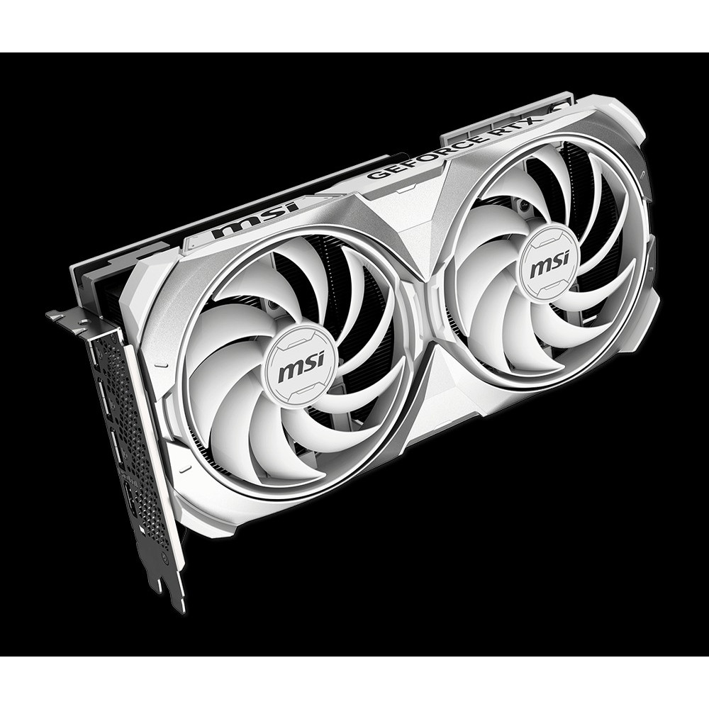 Видеокарта GF RTX 4070 Super 12GB GDDR6X Ventus 2X White OC MSI (GeForce RTX 4070 SUPER 12G VENTUS 2X WHITE OC)