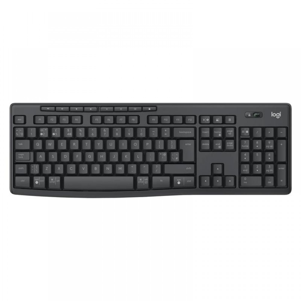 Комплект (клавіатура, мишка) бездротовий Logitech MK370 Black USB (L920-012077)