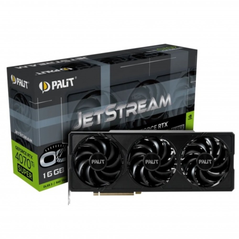 Відеокарта GF RTX 4070 Super 12GB GDDR6X JetStream OC Palit (NED407ST19K9-1043J)