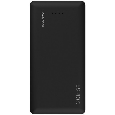 Power Bank RealPower PB-20k SE Powerbank 20000mAh Black (PB-20k)