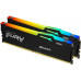 Модуль памяти DDR5 2x8GB/5200 Kingston Fury Beast RGB Black (KF552C40BBAK2-16)