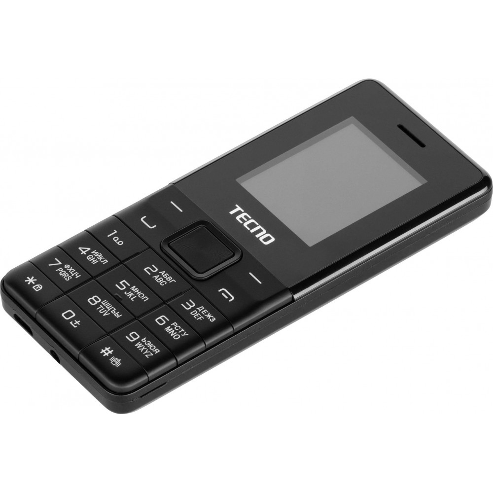 Мобiльний телефон Tecno T301 Dual Sim Phantom Black (4895180778674)