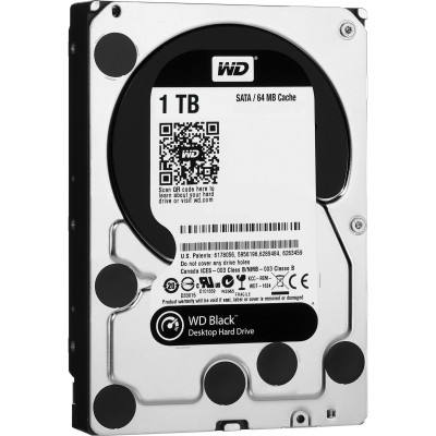 Накопитель HDD SATA 1.0TB WD Black 7200rpm 64MB (WD1003FZEX) Ref
