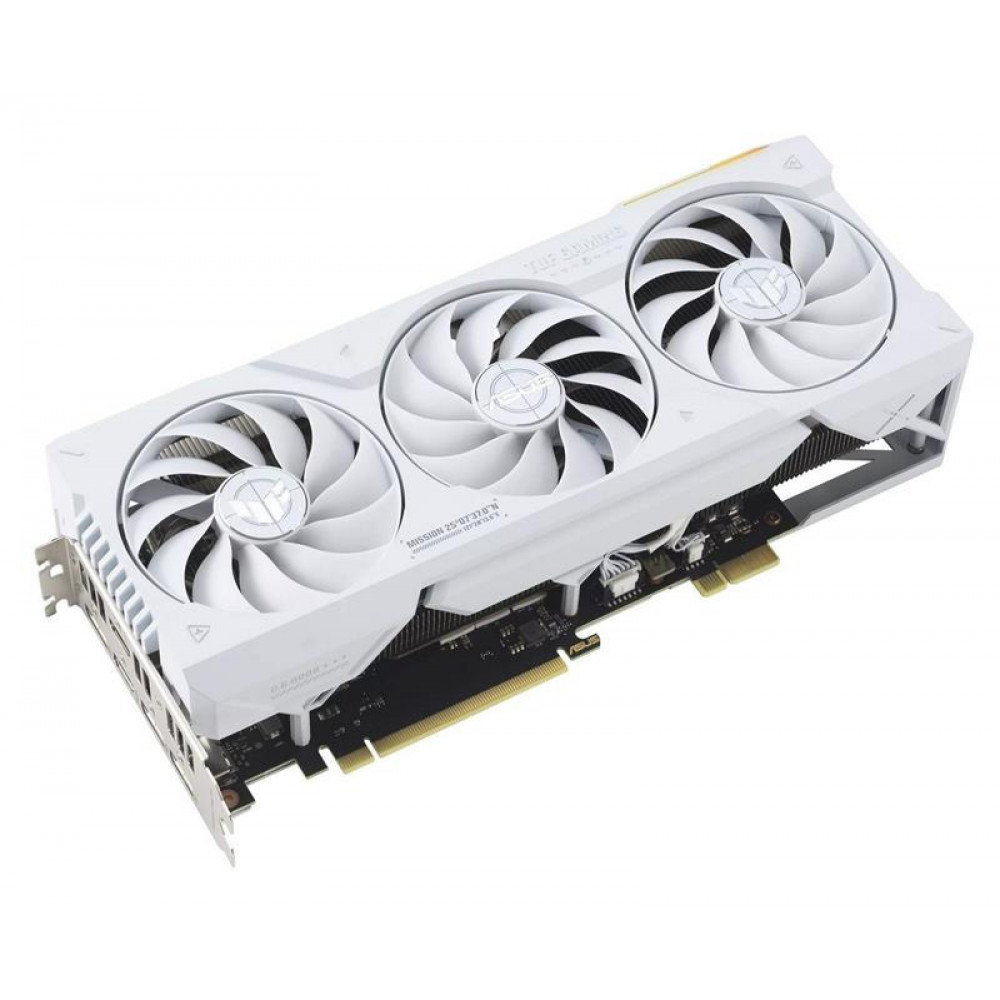 Видеокарта GF RTX 4070 Ti Super 16GB GDDR6X TUF Gaming BTF White Asus (TUF-RTX4070TIS-16G-BTF-WHITE)