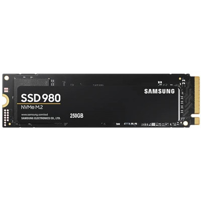 Накопичувач SSD  250GB Samsung 980 M.2 PCIe 3.0 x4 NVMe V-NAND MLC (MZ-V8V250BW)