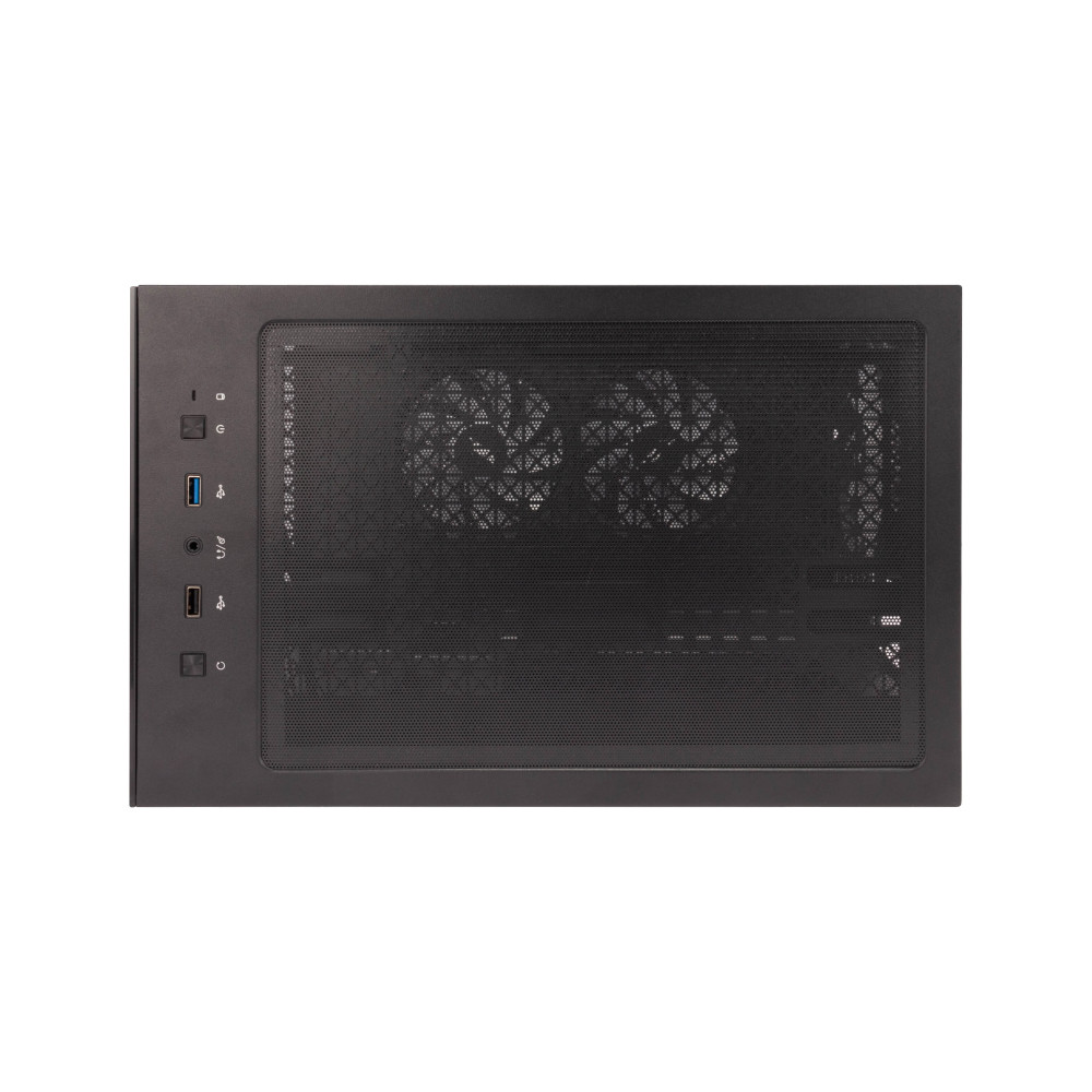 Корпус 1stPlayer Mi7-A-2F2R-1F2 Black без БП