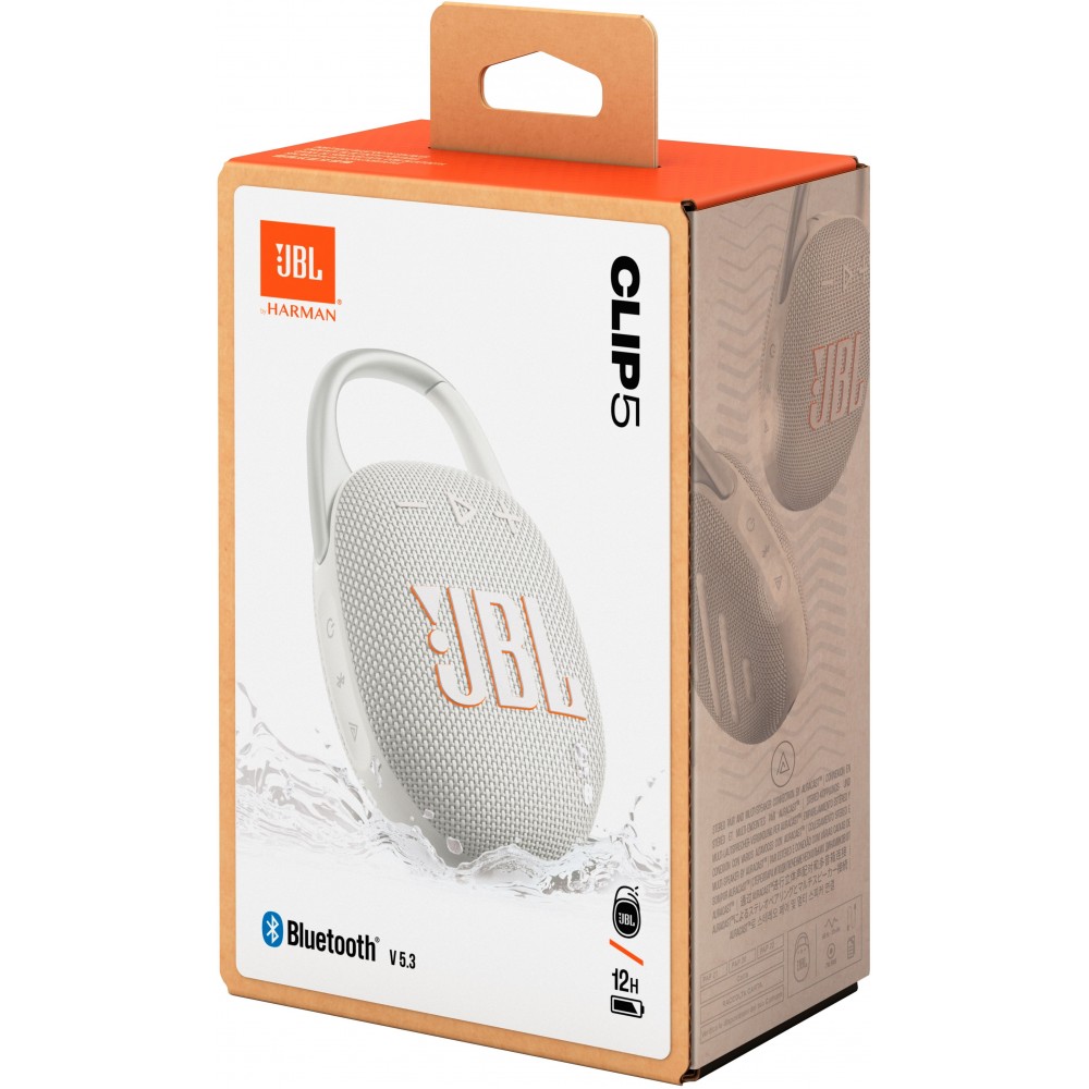 Акустична система JBL Clip 5 White (JBLCLIP5WHT)