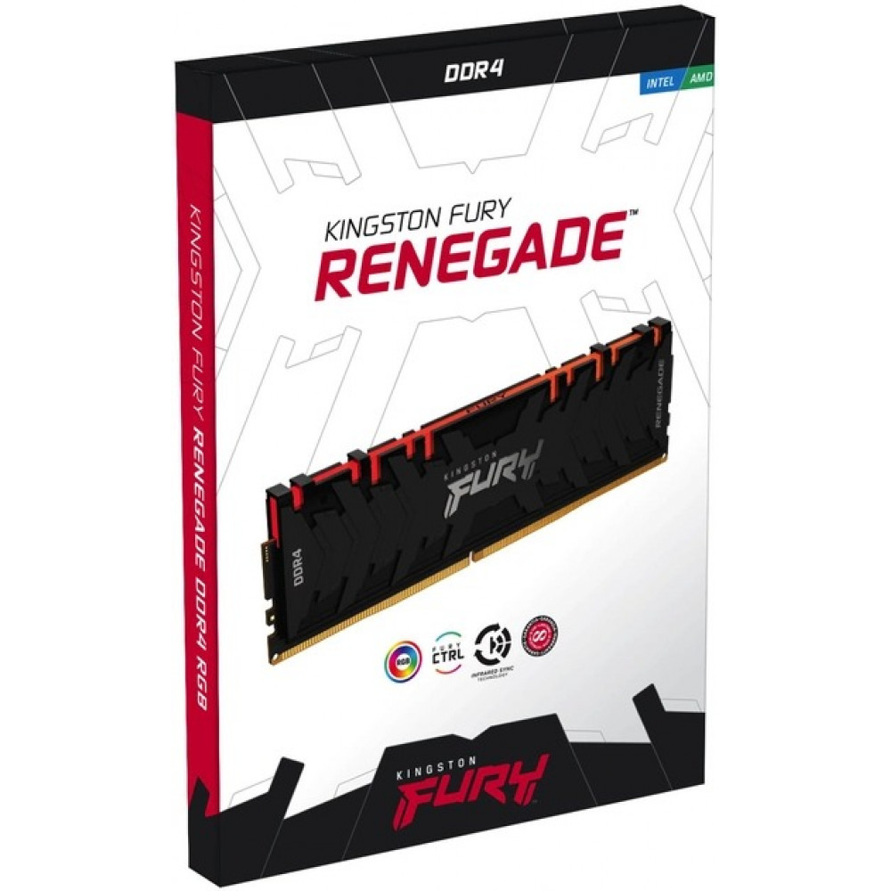 Модуль памяти DDR4 8GB/3200 Kingston Fury Renegade RGB (KF432C16RBA/8)