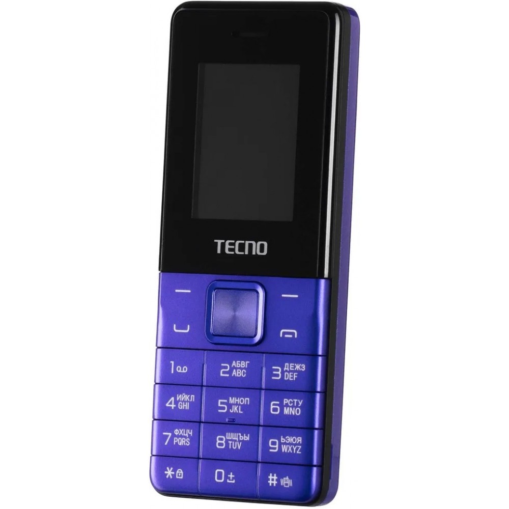 Мобiльний телефон Tecno T301 Dual Sim Blue (4895180778698)