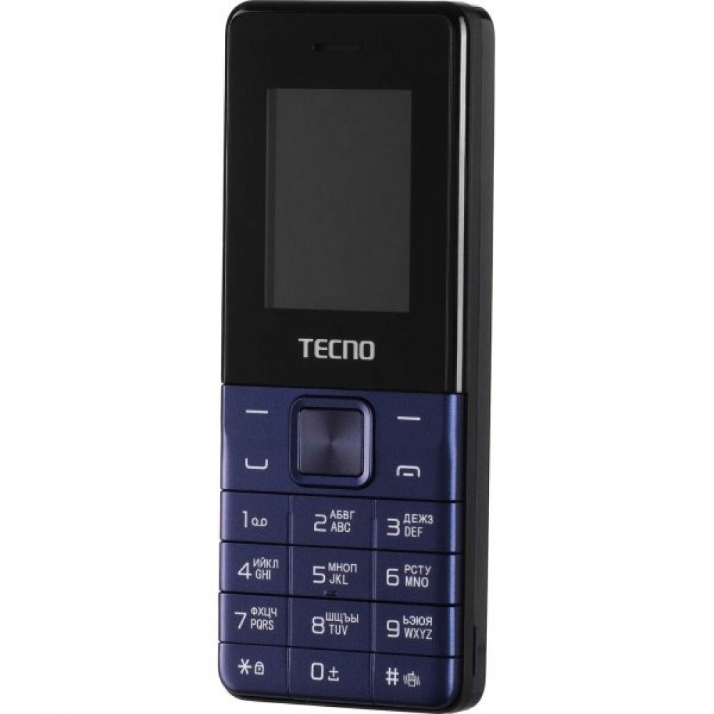 Мобiльний телефон Tecno T301 Dual Sim Deep Blue (4895180778681)