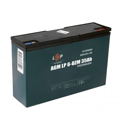 Аккумуляторная батарея LogicPower LP 12V 35AH (6-DZM-35) AGM