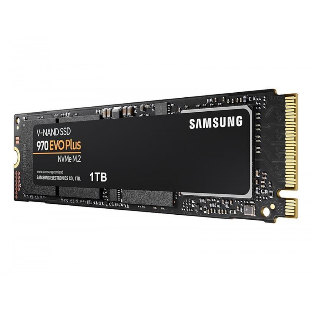 Накопитель SSD 1TB Samsung 970 EVO Plus M.2 PCIe 3.0 x4 V-NAND MLC (MZ-V7S1T0BW)