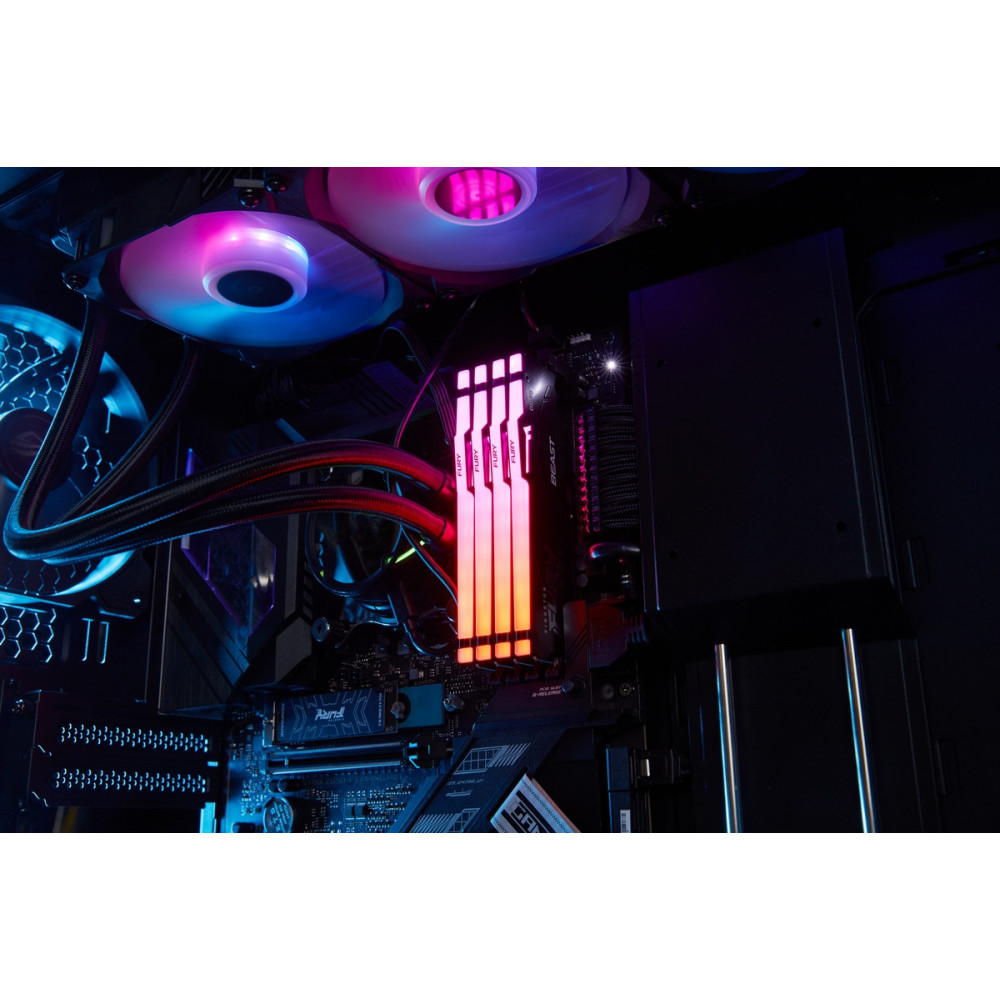 Модуль памяти DDR5 16GB/6000 Kingston Fury Beast RGB (KF560C30BBA-16)