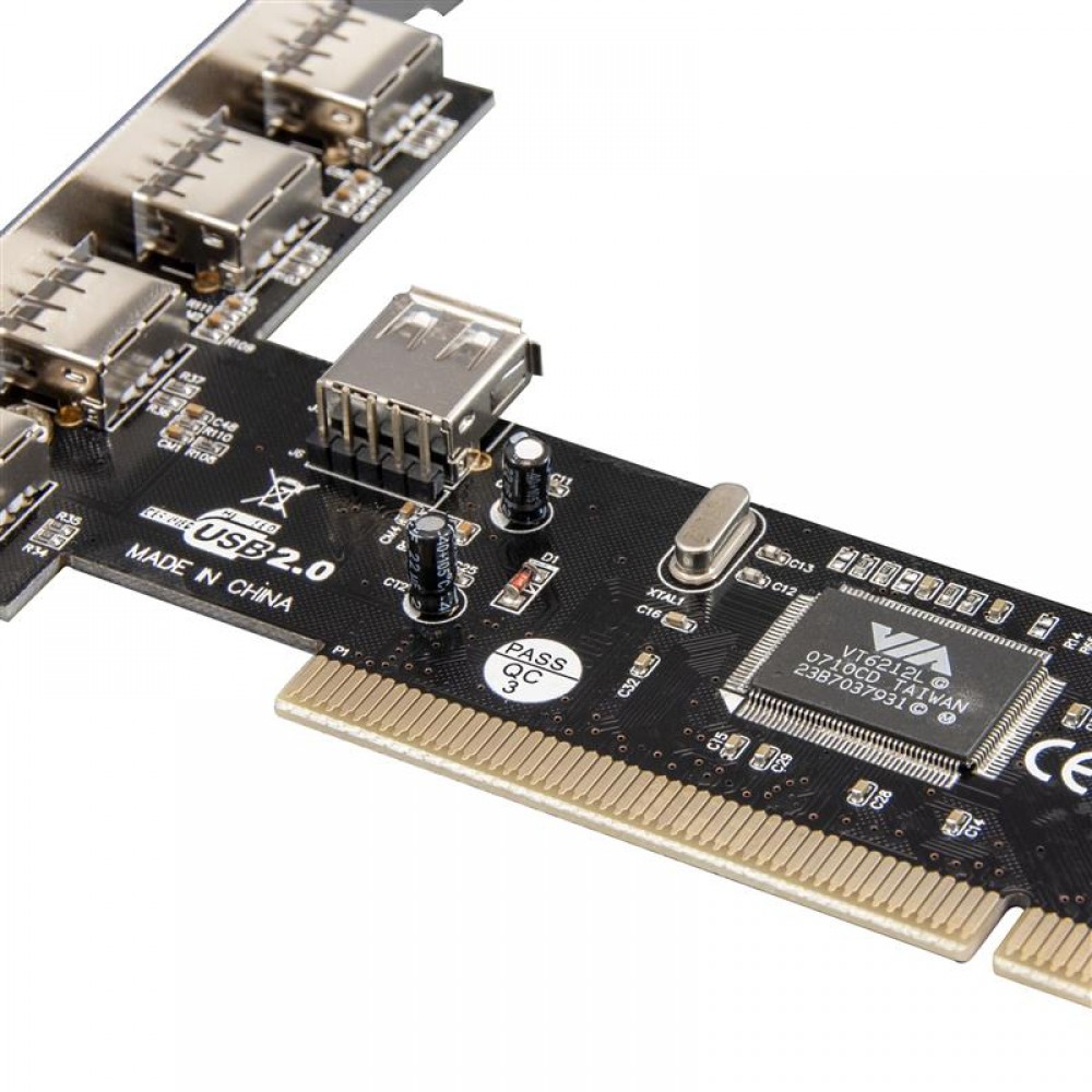 Контроллер Frime VT6212 (ECF-PCItoUSB001) PCI-USB2.0(4+1)