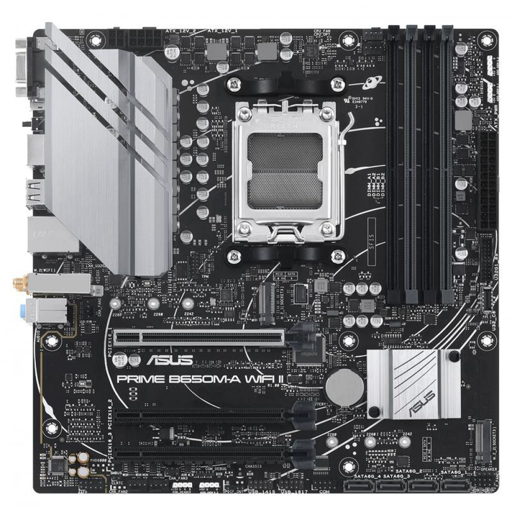 Материнская плата Asus PRIME B650M WiFi II Socket AM5