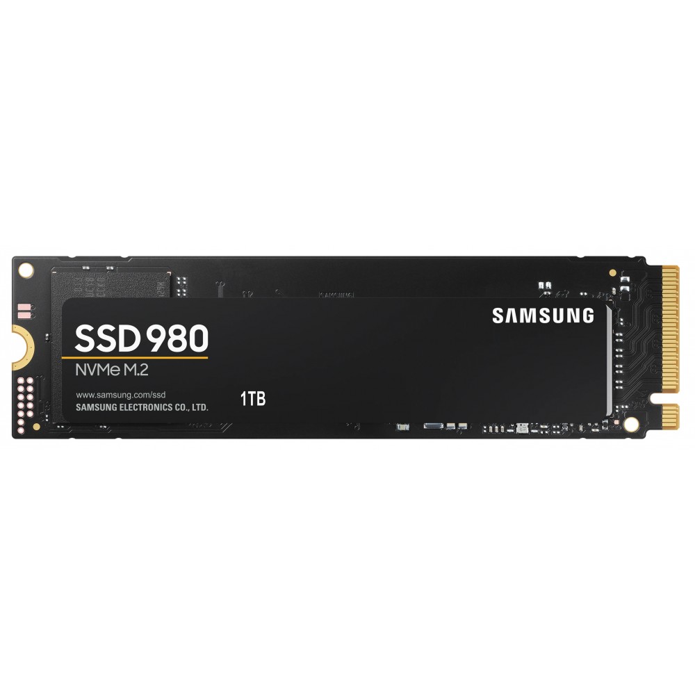 Накопитель SSD 1ТB Samsung 980 M.2 2280 PCIe 3.0 x4 NVMe V-NAND MLC (MZ-V8V1T0BW)