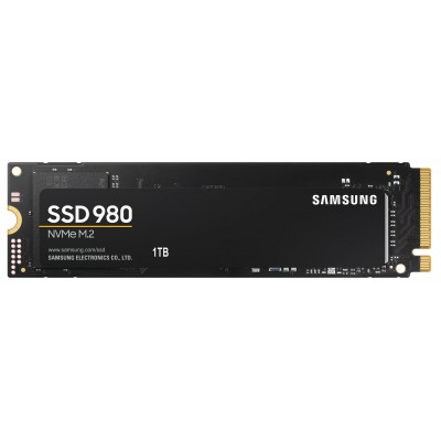 Накопичувач SSD 1ТB Samsung 980 M.2 2280 PCIe 3.0 x4 NVMe V-NAND MLC (MZ-V8V1T0BW)