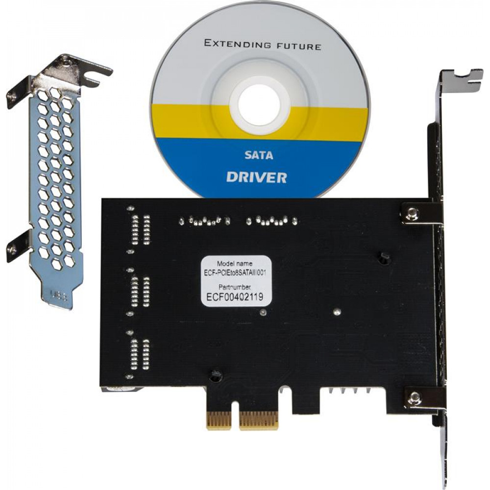 Плата расширения Frime (ECF-PCIEto8SATAIII001) PCI-E-8хSATAIII, 88SE9215