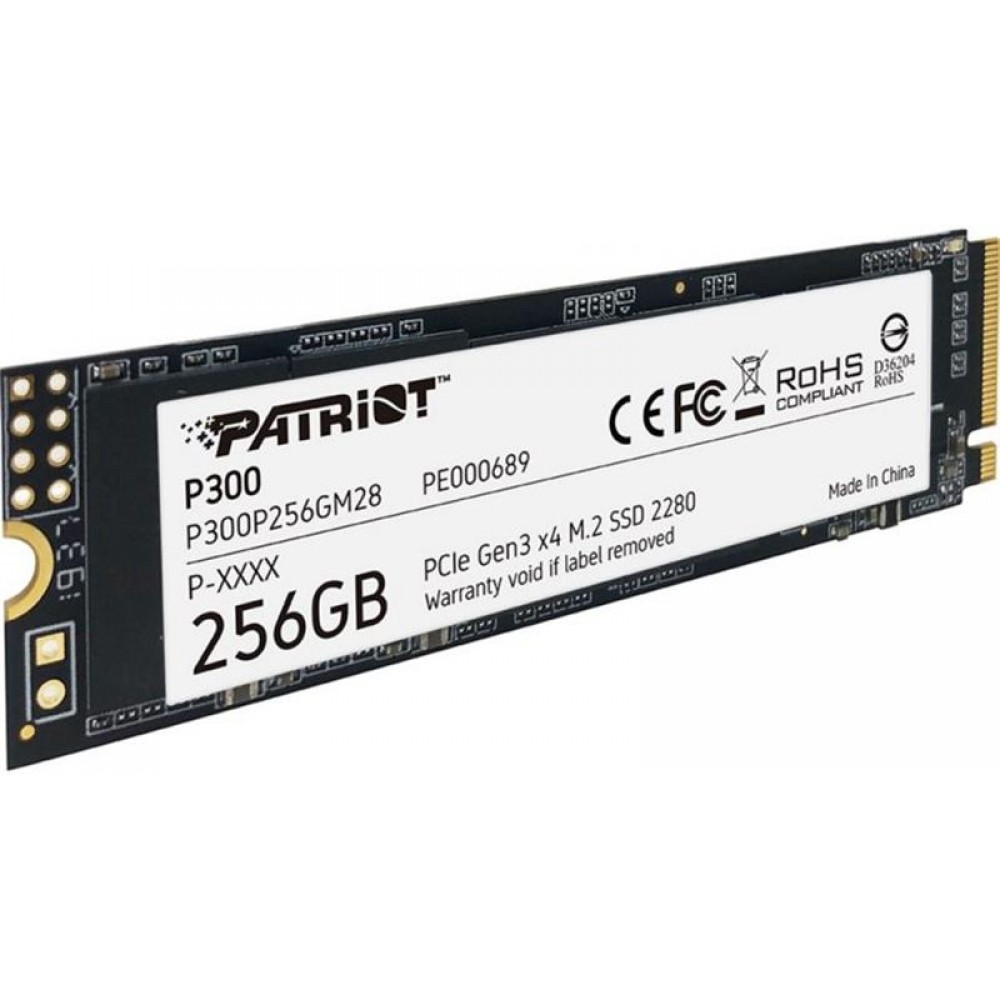 Накопичувач SSD 256GB Patriot P300 M.2 2280 PCIe 3.0 x4 NVMe TLC (P300P256GM28)