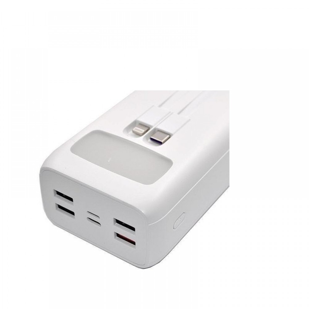 Універсальна мобільна батарея Denmen DP31 30000mAh White