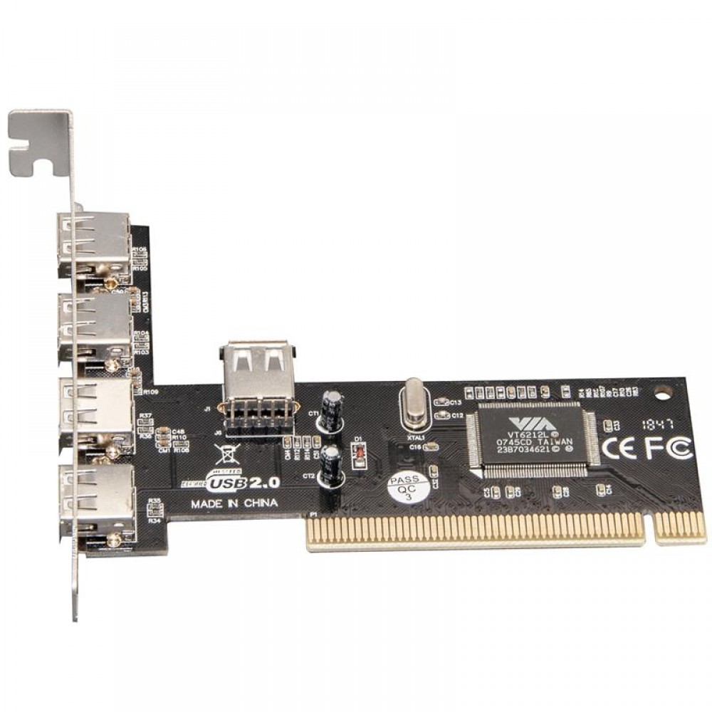 Контролер Frime VT6212 (ECF-PCItoUSB001) PCI-USB2.0(4+1)