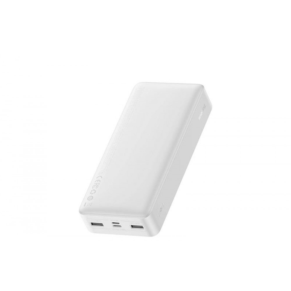 Універсальна мобільна батарея Baseus Bipow Digital Display 15W 20000mAh White (PPDML-J02) (1283126559204)