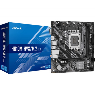 Материнская плата ASRock H610M-HVS/M.2 R2.0 Socket 1700