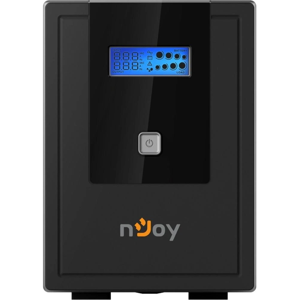 ИБП Njoy Cadu 1500 (UPCMTLS615HCAAZ01B), Lin.int., AVR, 4 x Schuko, USB, LCD, пластик