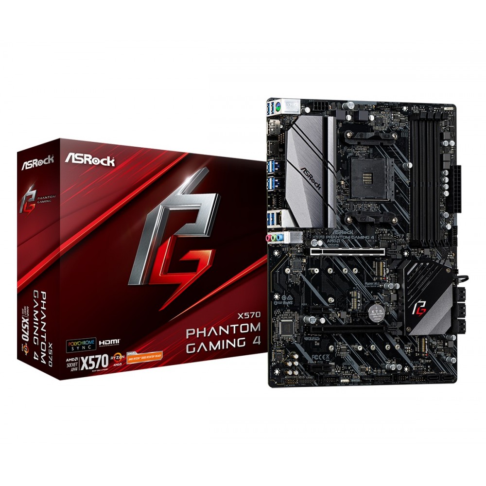 Материнська плата ASRock X570 Phantom Gaming 4 Socket AM4