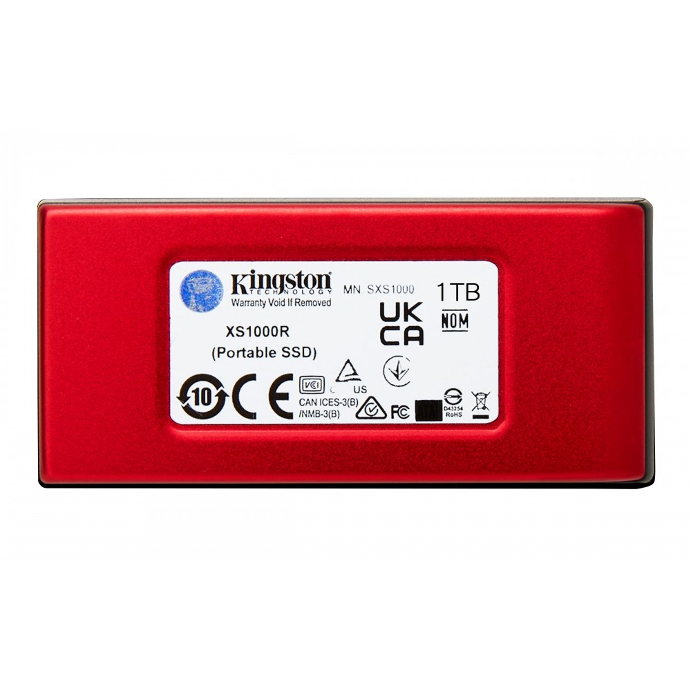 Накопичувач зовнішній SSD Portable USB 1.0ТB Kingston SXS1000 Red (SXS1000R/1000G)