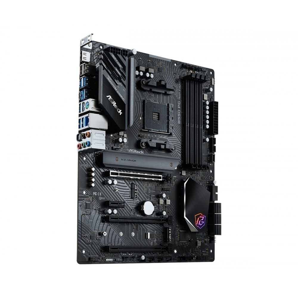 Материнская плата ASRock B550 PG Riptide Socket AM4