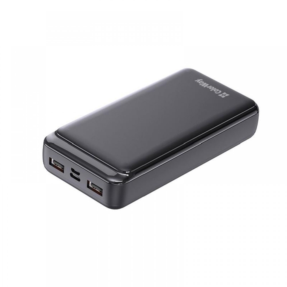 Power Bank ColorWay Slim 20000mAh Black (CW-PB200LPD2BK)