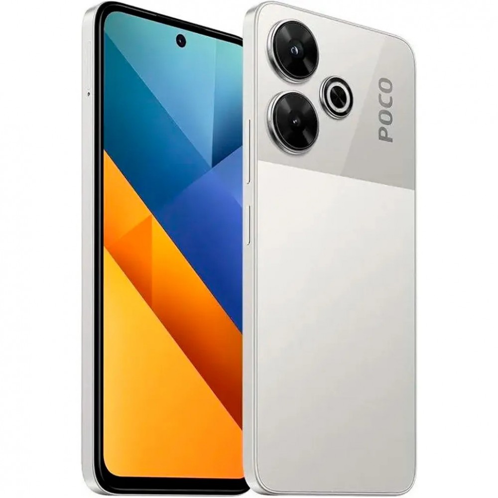 Смартфон Xiaomi Poco M6 4G 8/256GB Silver-EU