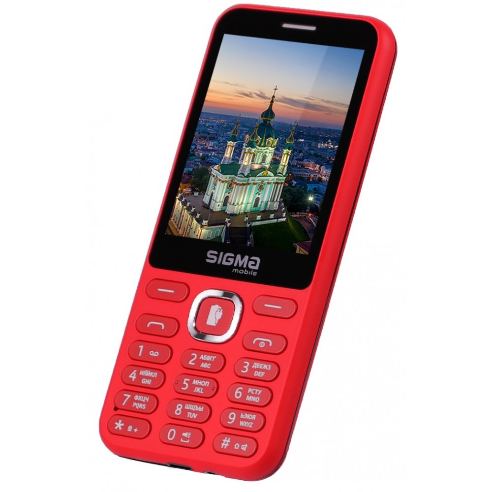 Мобiльний телефон Sigma mobile X-style 31 Power Type-C Dual Sim Red