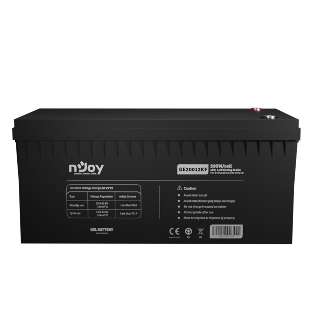 Акумуляторна батарея Njoy GE20012KF 12V 200AH (BTVGCBHOEIEKFCW01B) GEL