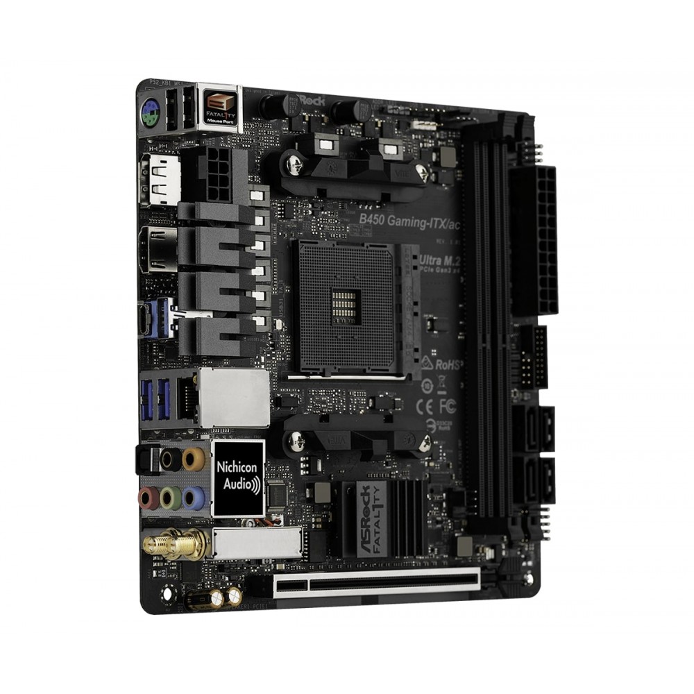 Материнская плата ASRock B450 Gaming-ITX/AC Socket AM4