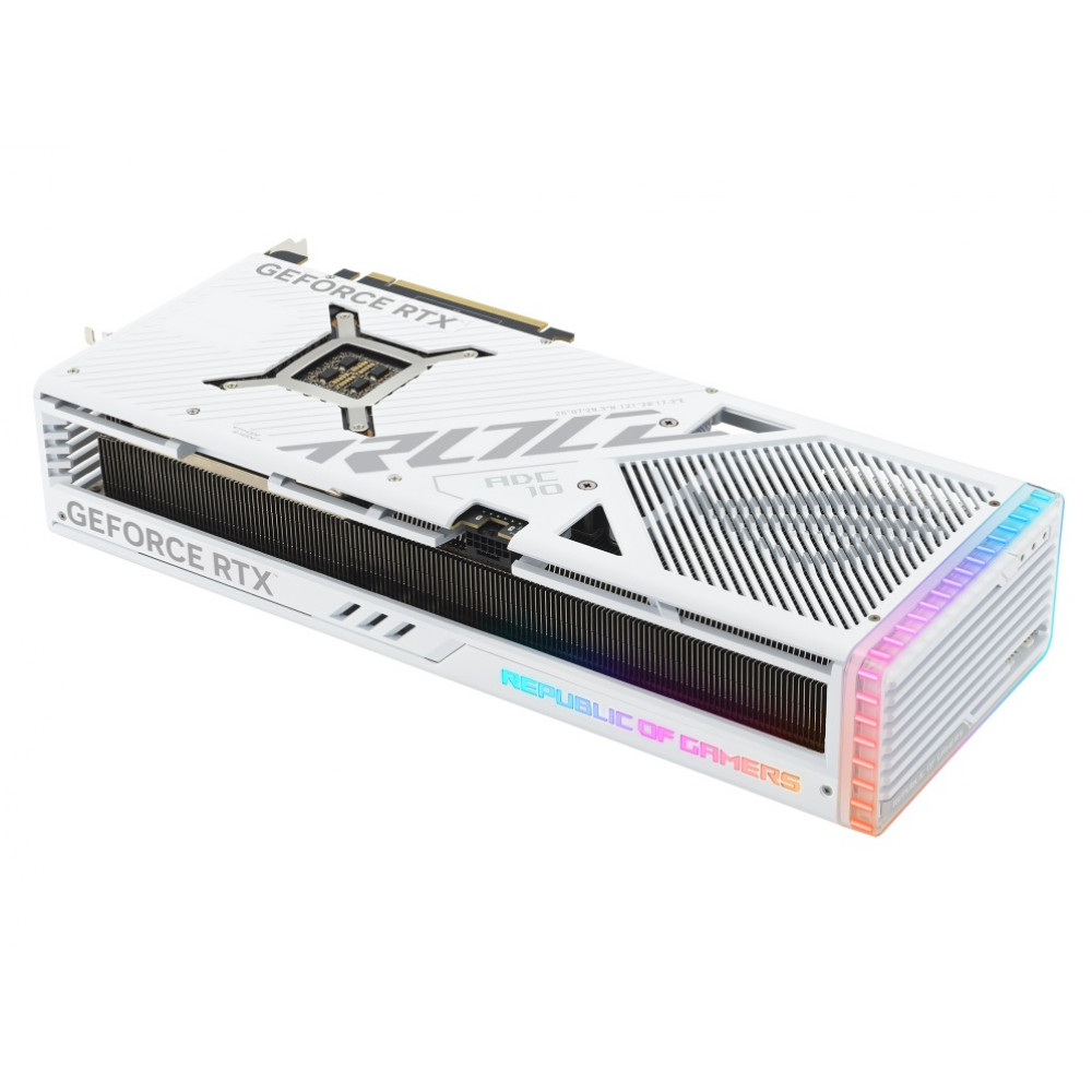 Відеокарта GF RTX 4090 24GB GDDR6X ROG Strix Gaming OC White Edition Asus (ROG-STRIX-RTX4090-O24G-WHITE)